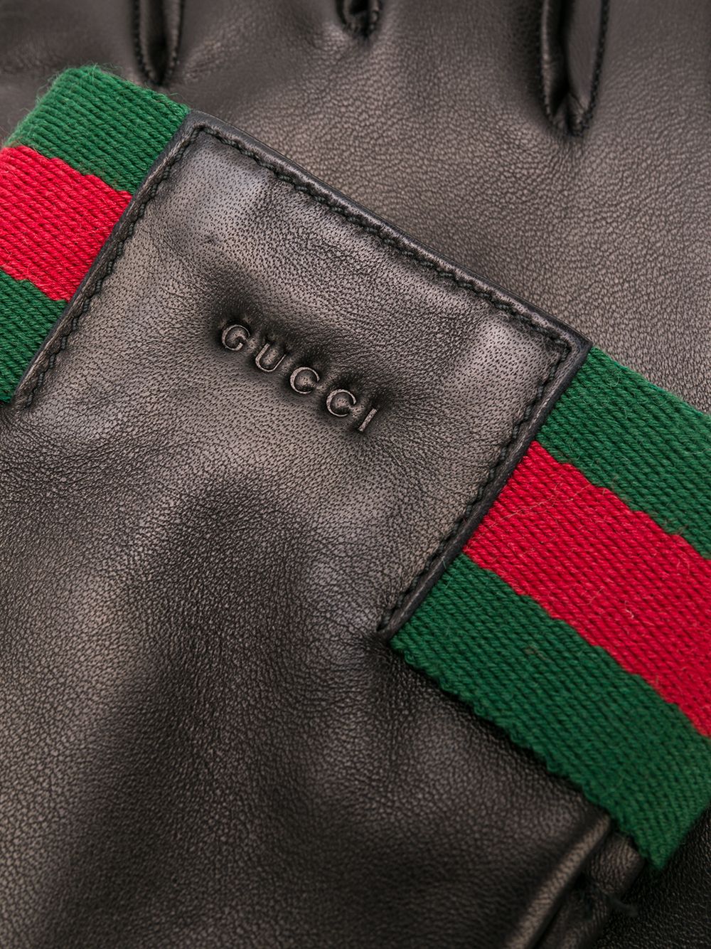 фото Gucci перчатки с полосками