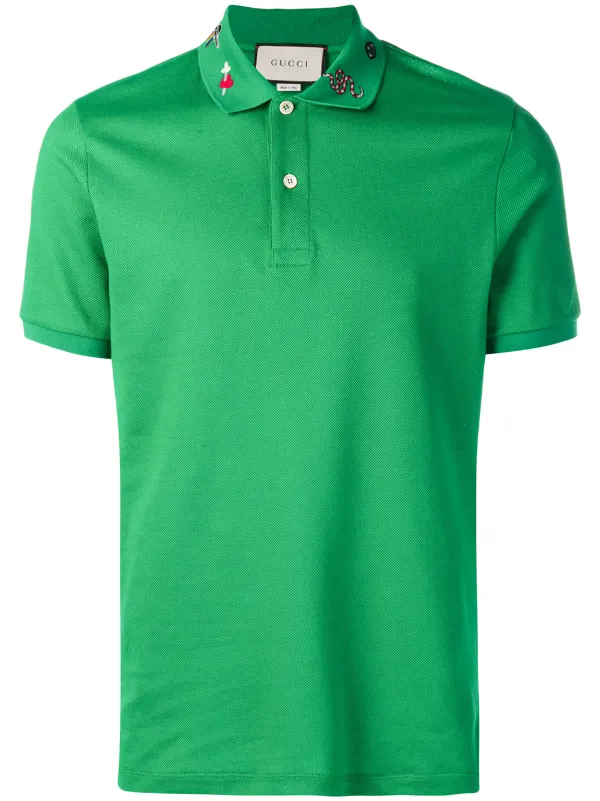 emerald green polo shirt