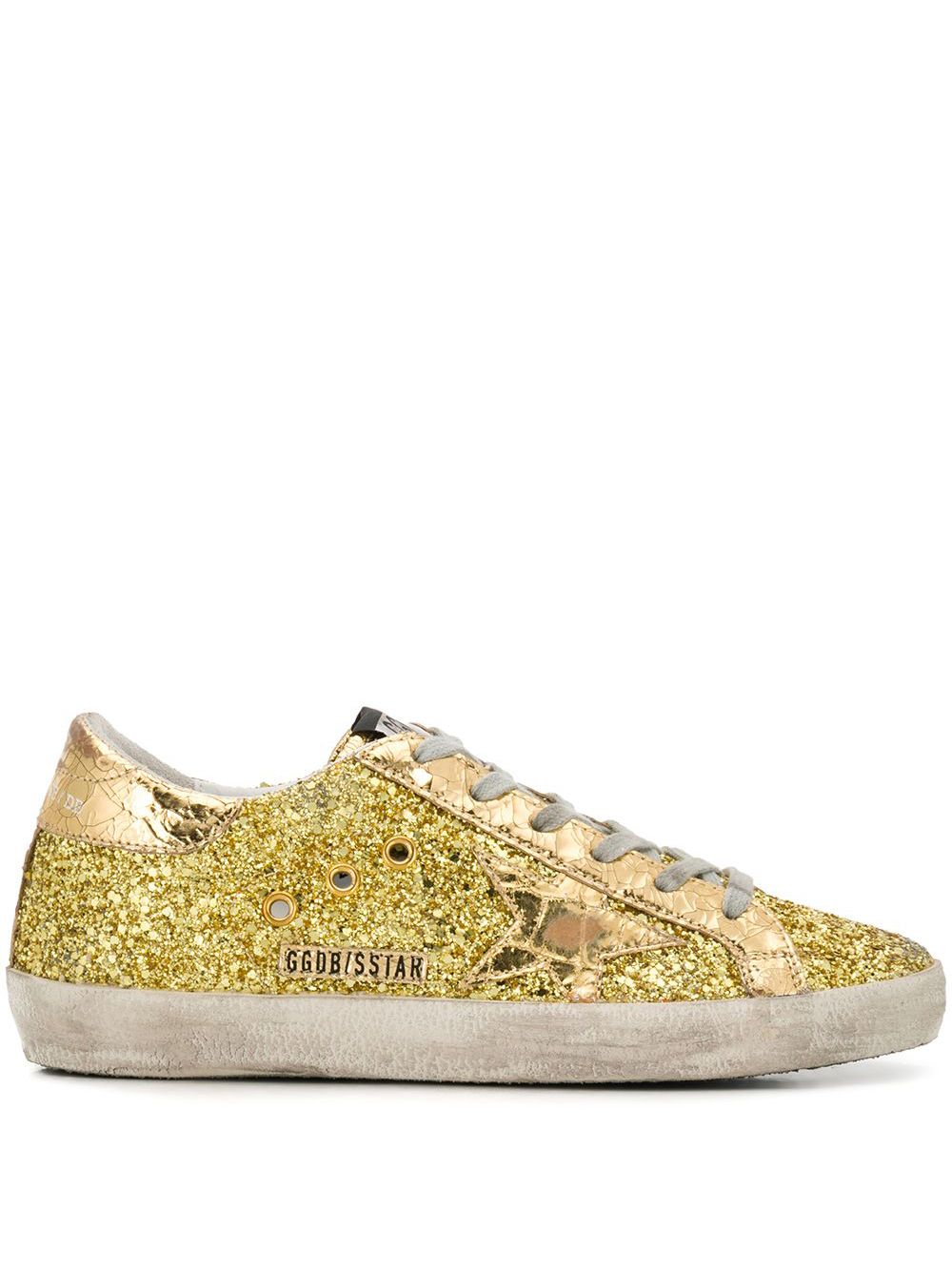 фото Golden goose кроссовки 'superstar' с блестками