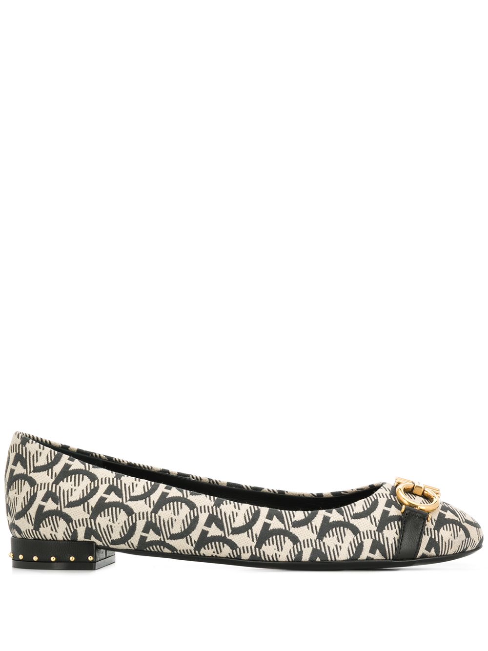 фото Salvatore ferragamo балетки с логотипами gancini