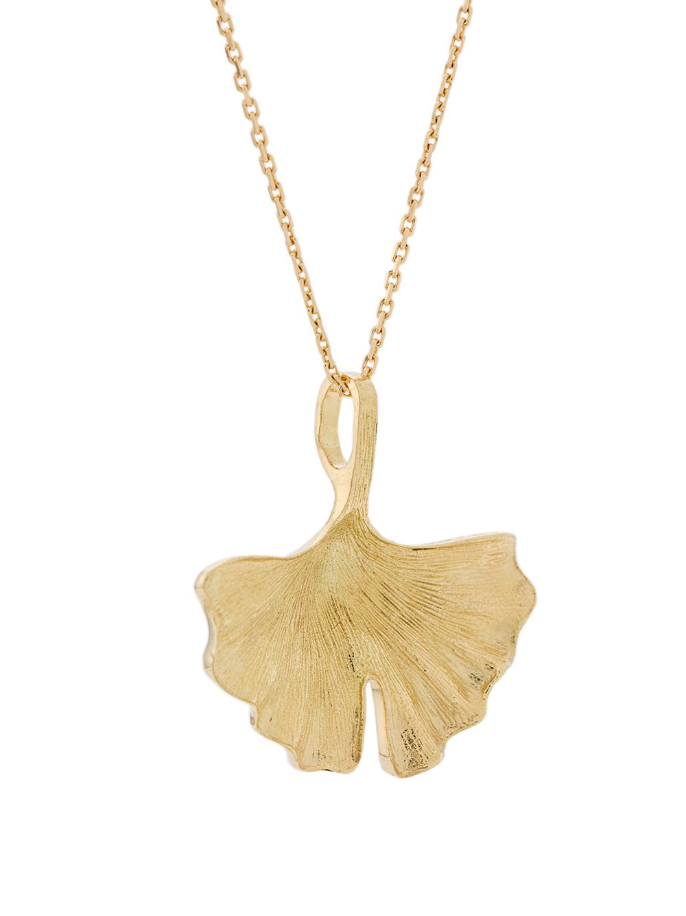 фото Aurelie bidermann колье ginkgo из желтого золота