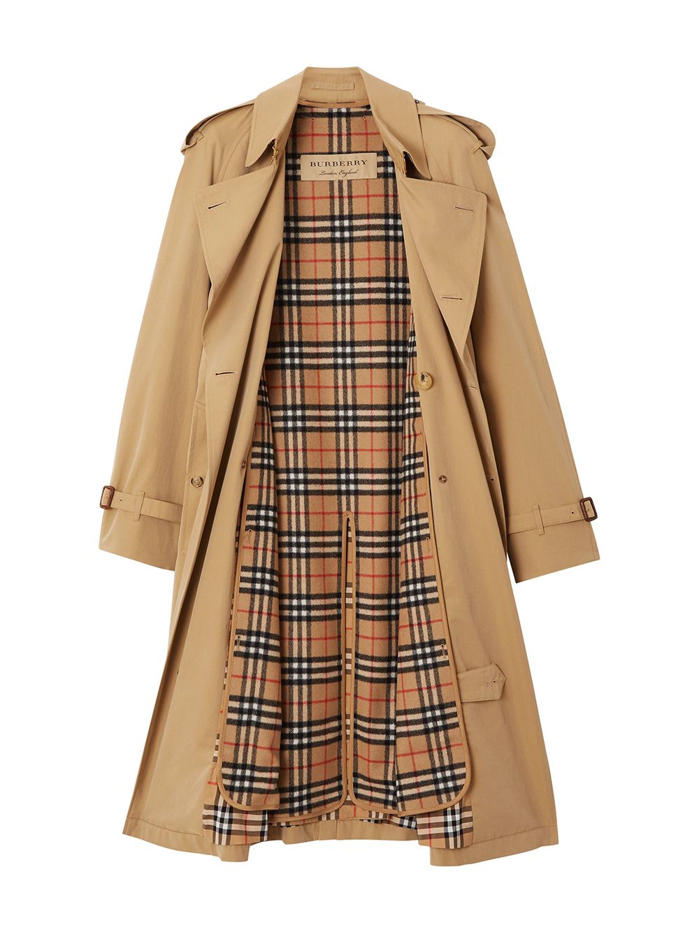 фото Burberry длинный съемный утеплитель chelsea and kensington