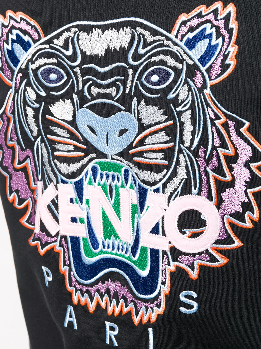 фото Kenzo худи на молнии с вышивкой tiger