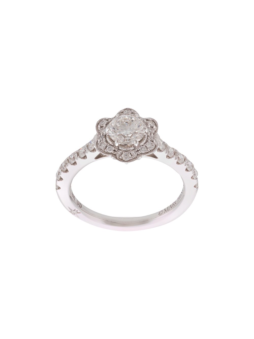 фото Marchesa кольцо из белого золота с бриллиантами