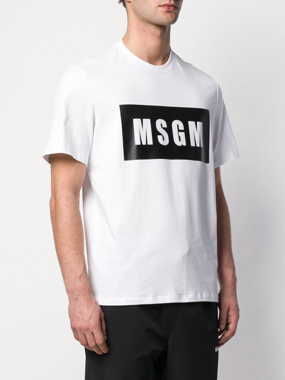 фото Msgm футболка с логотипом