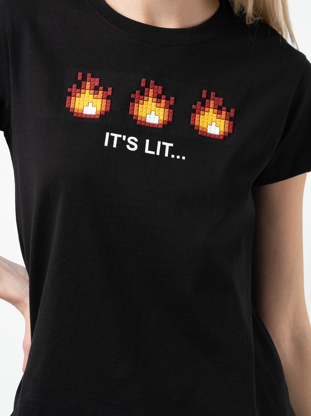 фото Mostly heard rarely seen 8-bit футболка 'it's lit'