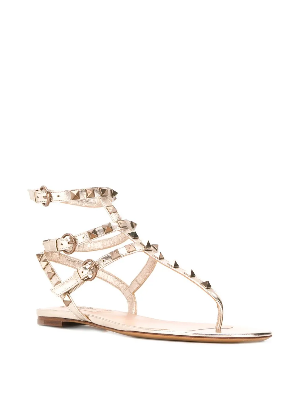 фото Valentino сандалии с отделкой rockstud