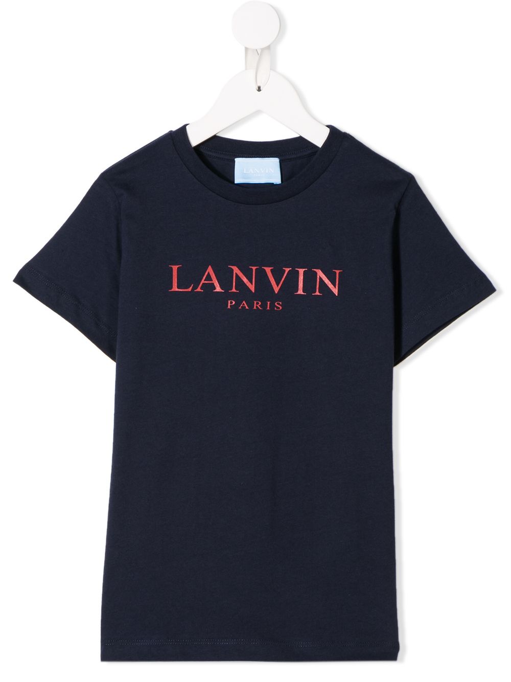 фото Lanvin enfant футболка с логотипом 'lanvin'