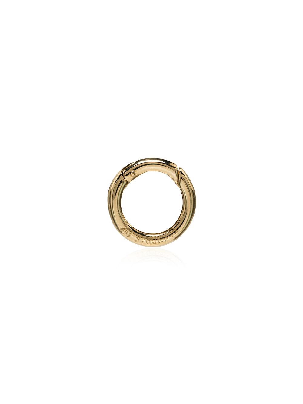 фото Foundrae 18kt yellow gold chubby annex link charm