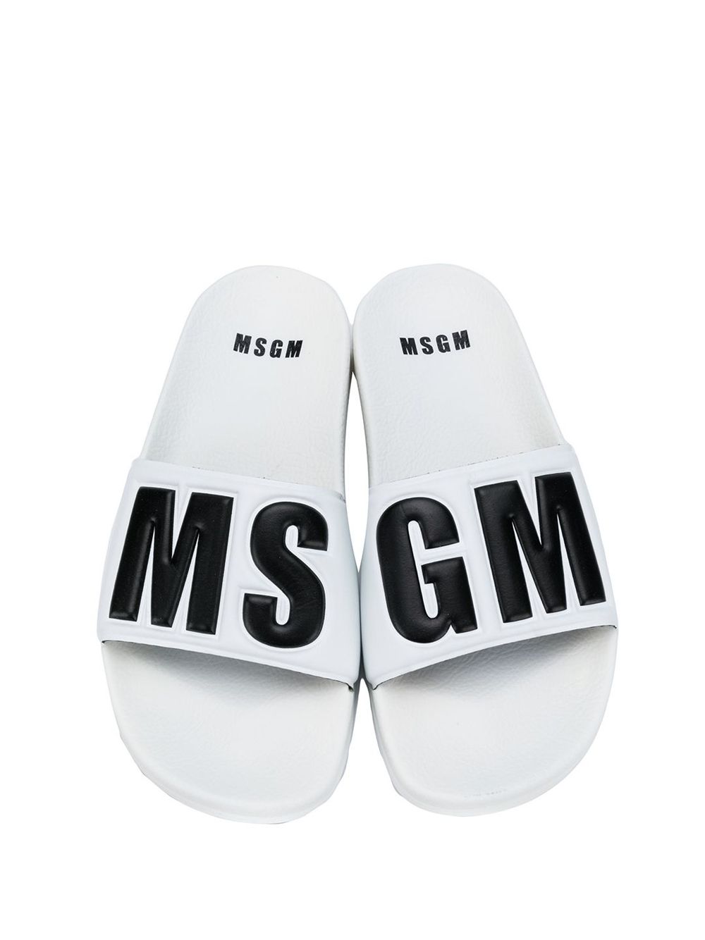 фото Msgm шлепанцы с логотипом