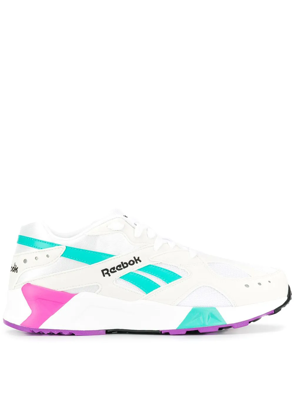 reebok aztrek sneakers in white