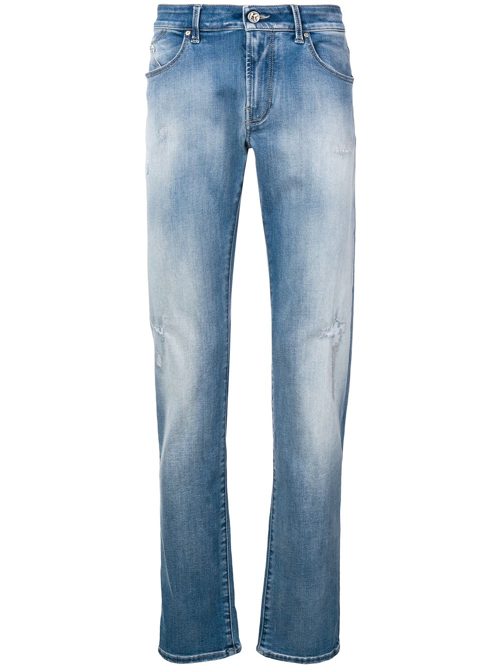 фото Karl lagerfeld джинсы кроя слим с прорезями