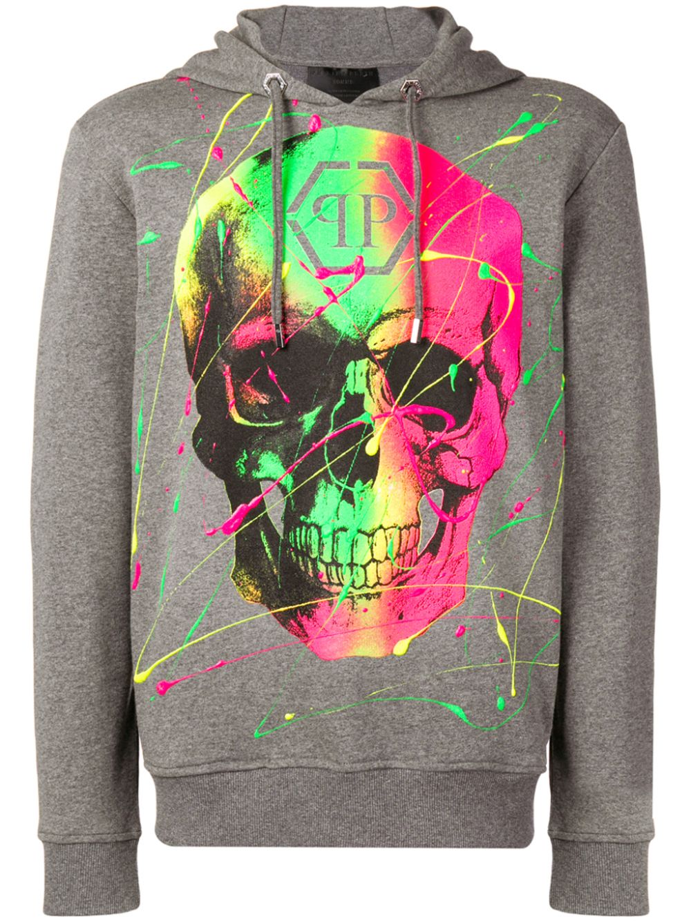 фото Philipp plein худи с принтом skull