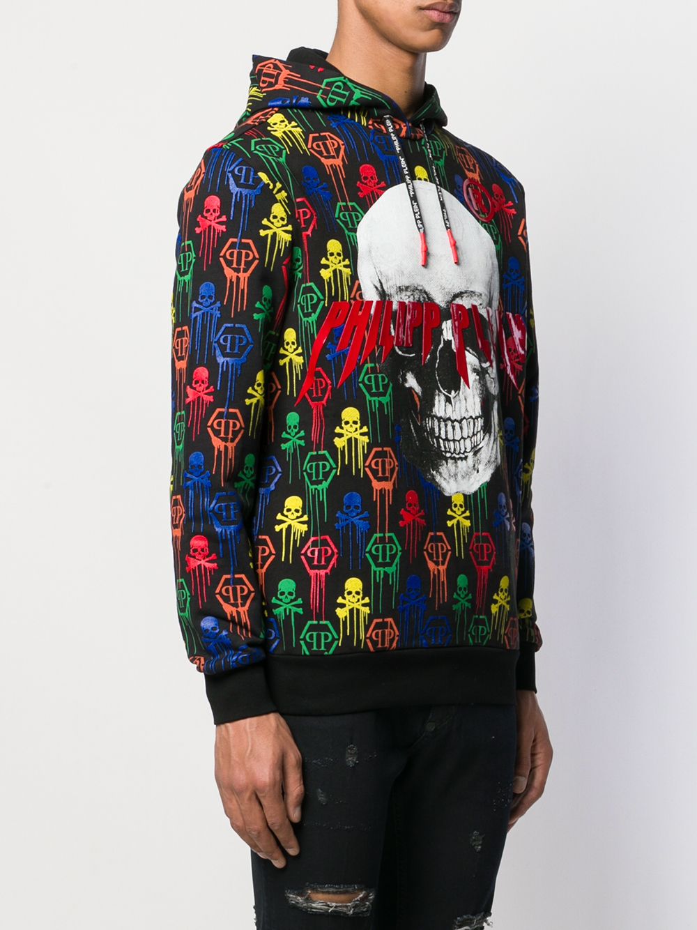 фото Philipp plein худи с принтом skull