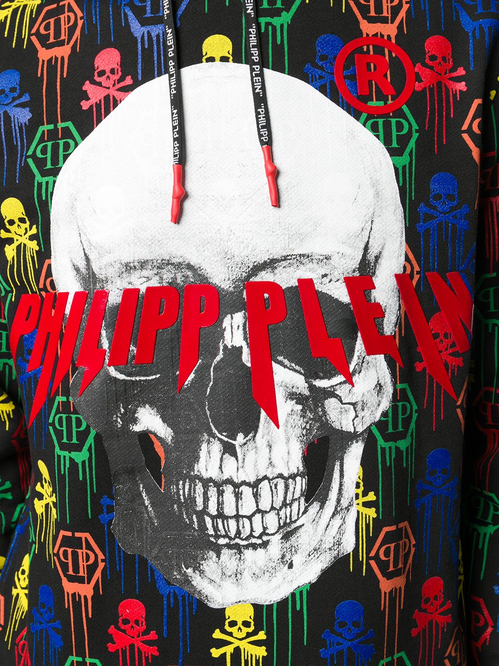 фото Philipp plein худи с принтом skull