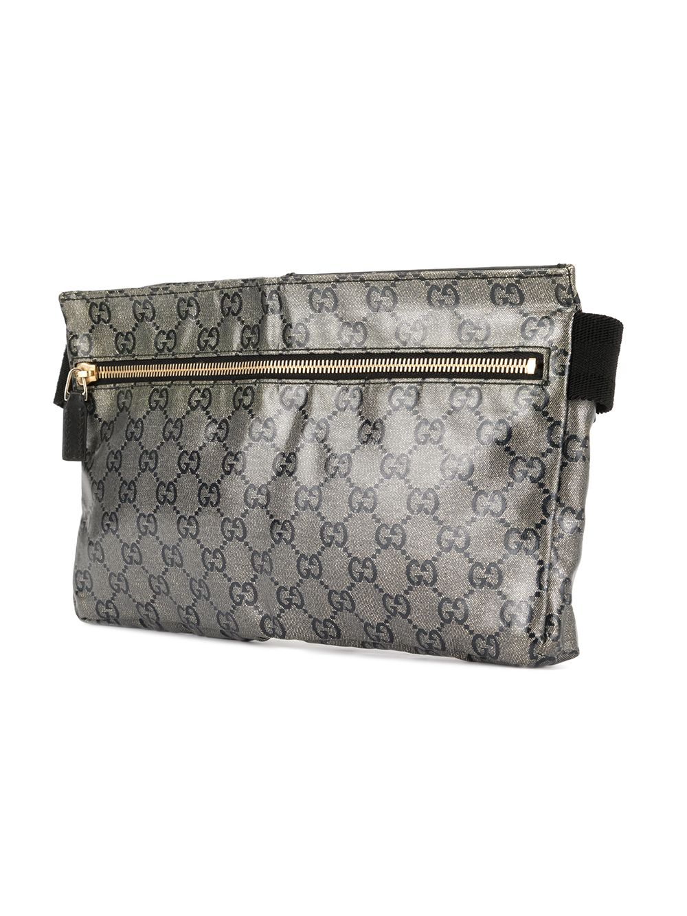 фото Gucci pre-owned поясная сумка с узором gg