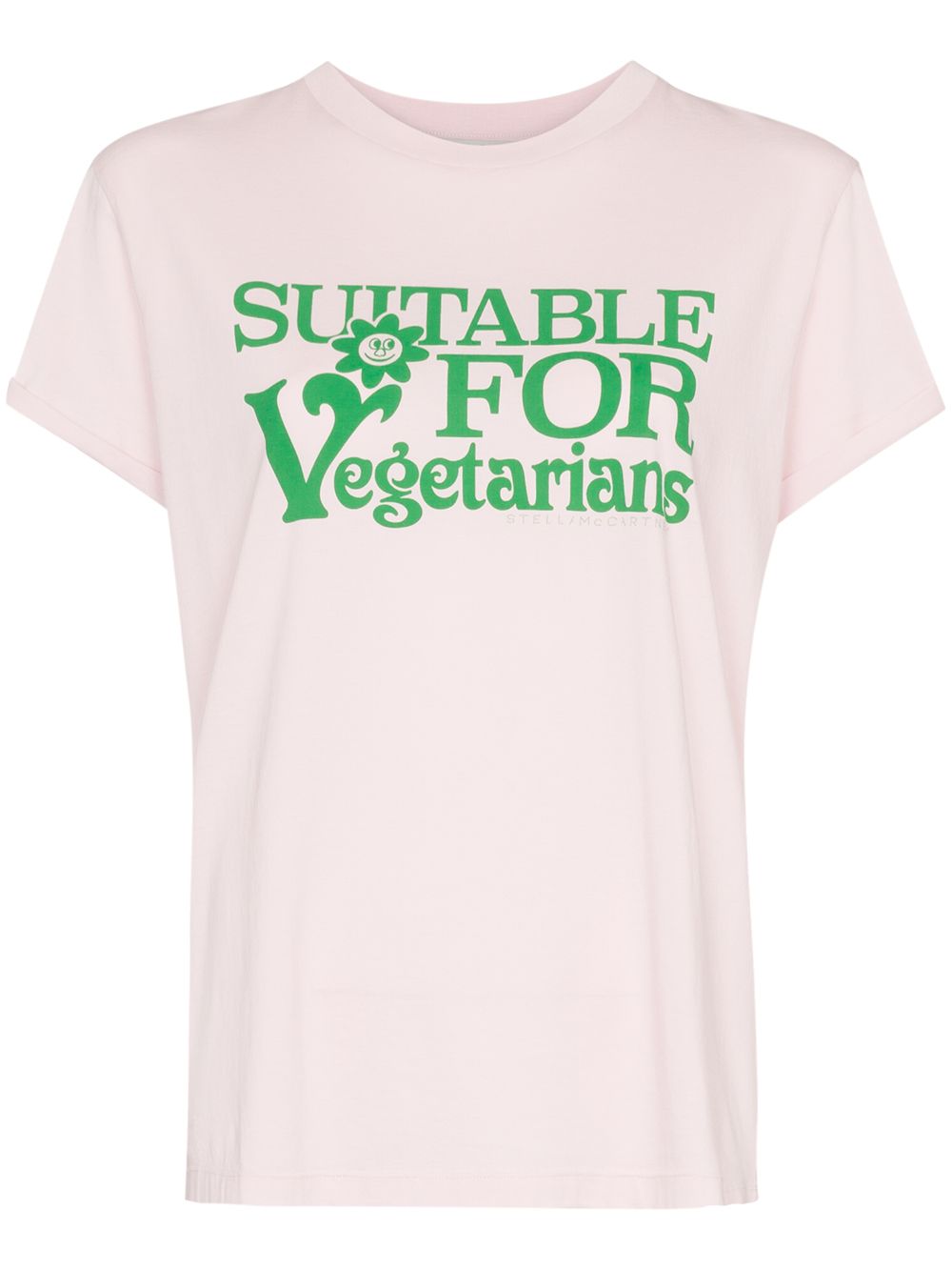фото Stella mccartney футболка с принтом suitable for vegetarians