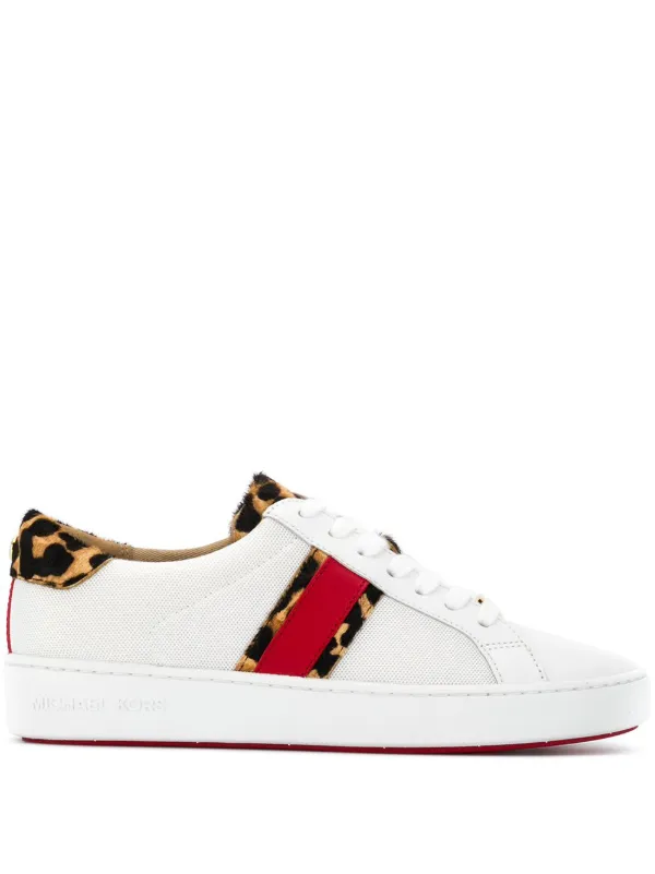 michael kors irving white sneakers