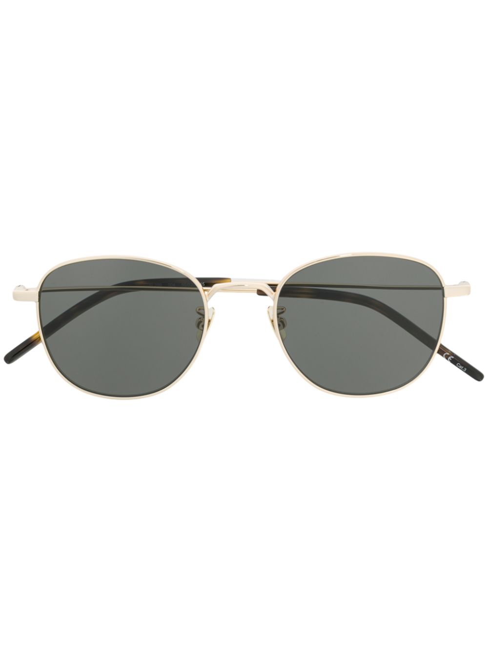 фото Saint laurent eyewear солнцезащитные очки в круглой оправе