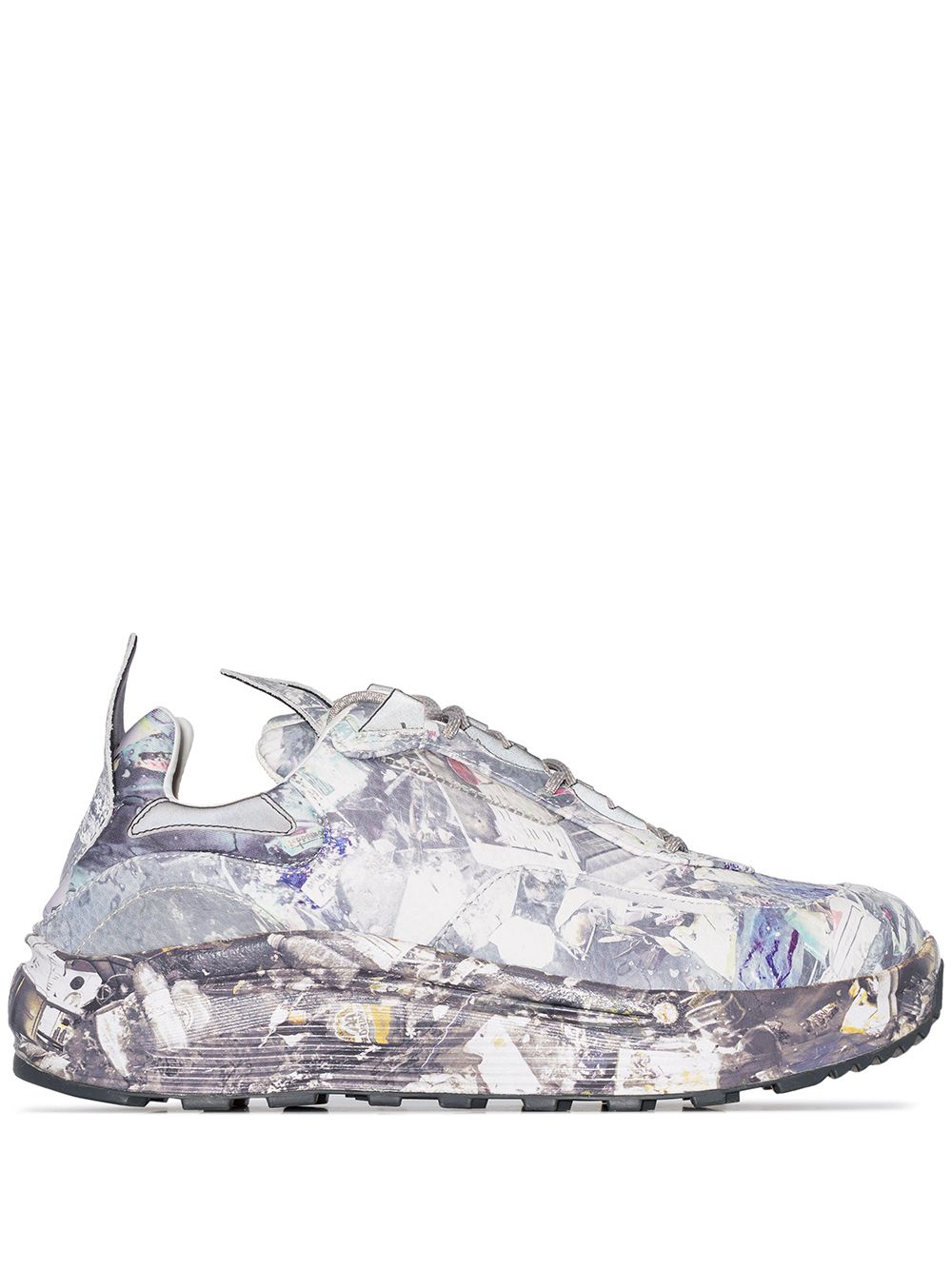 фото Eytys ocean-print low-top sneakers