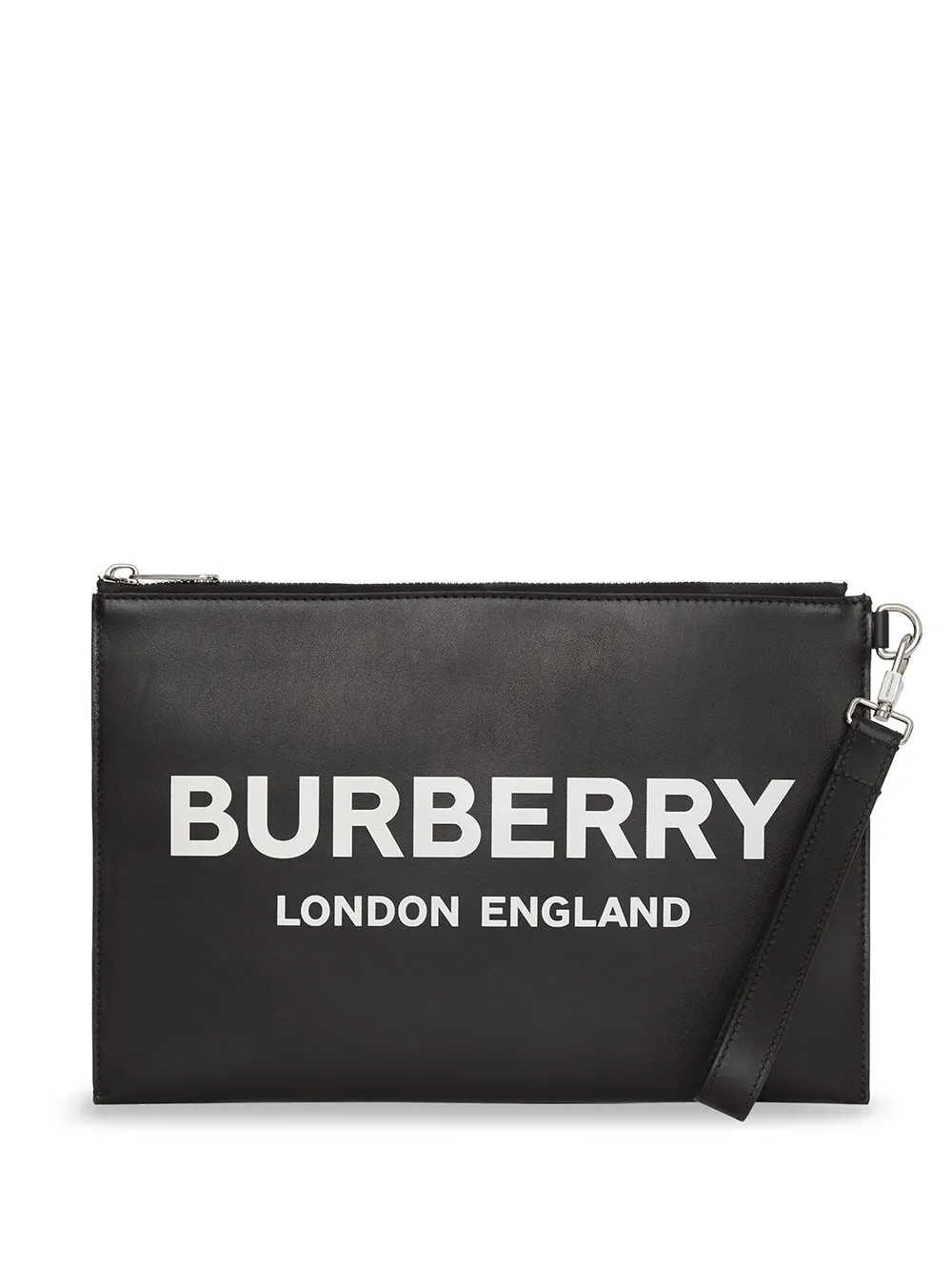 фото Burberry клатч на молнии с логотипом