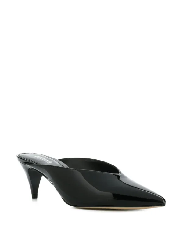 michael kors kitten heel mules