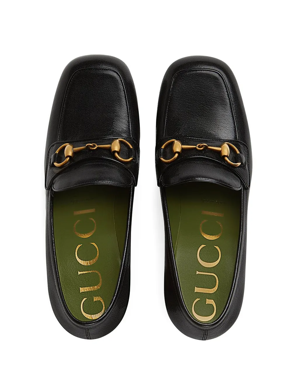 фото Gucci лоферы horsebit на платформе