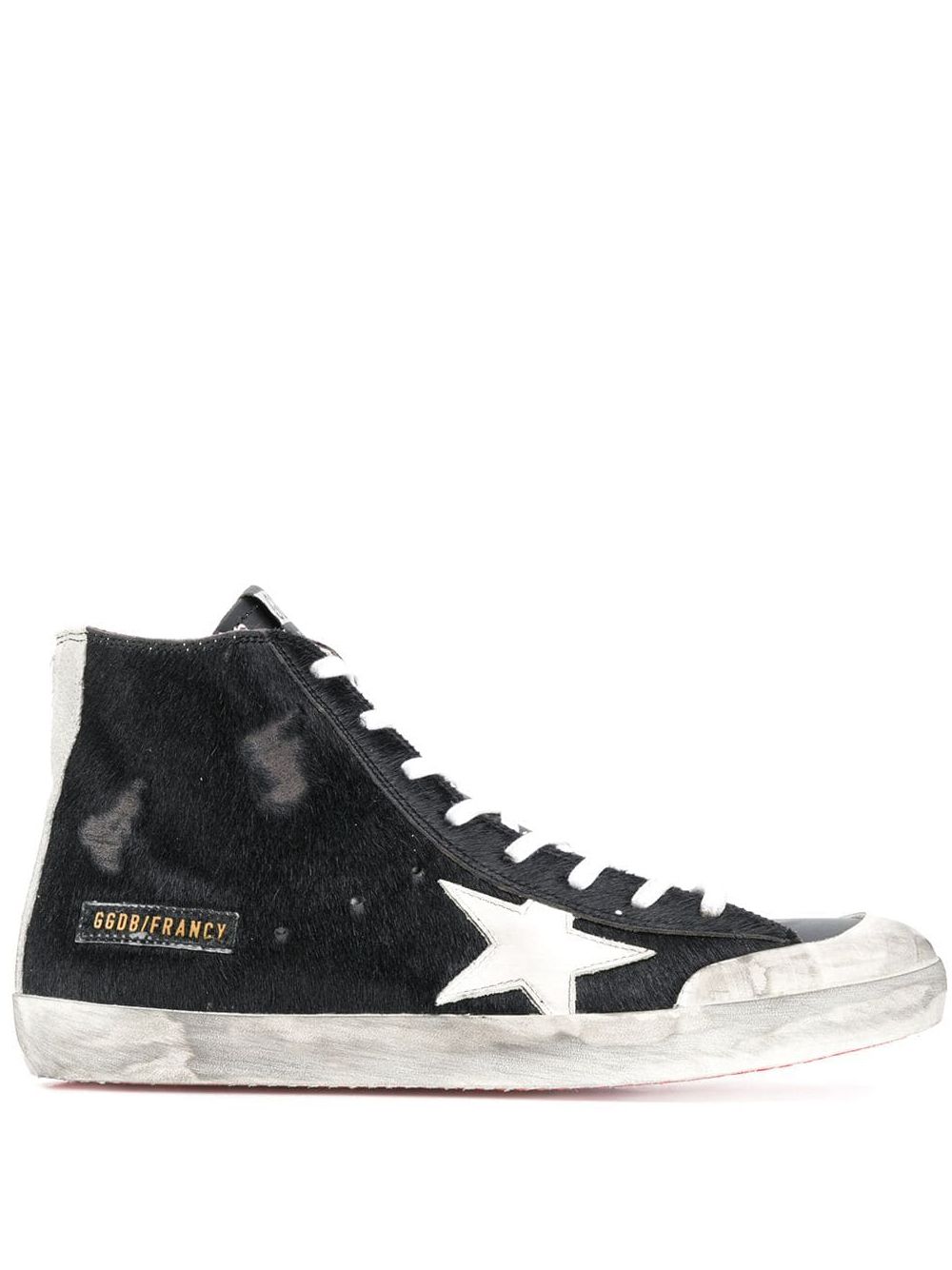 фото Golden goose кеды black pony white star