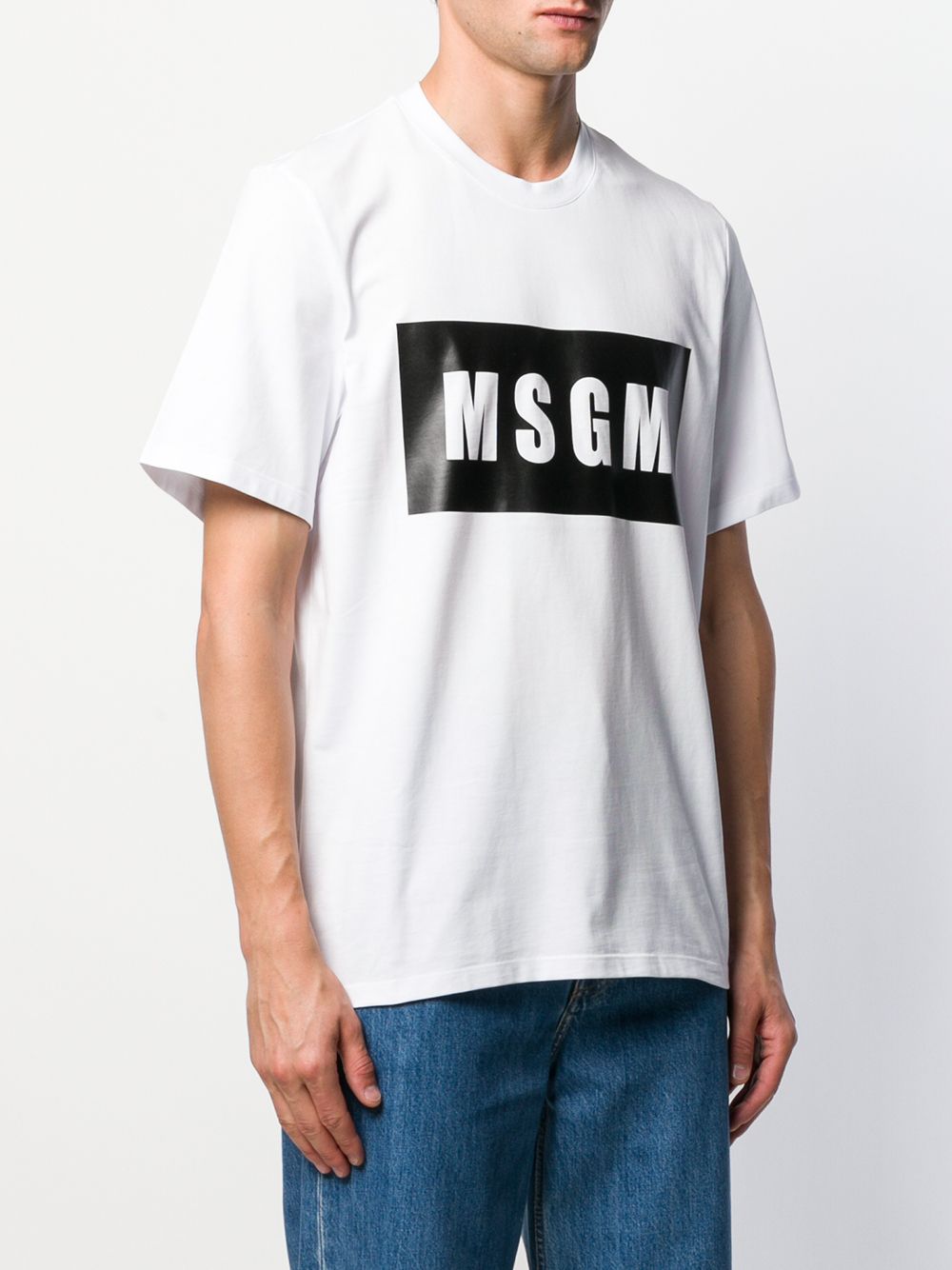 фото Msgm футболка с логотипом