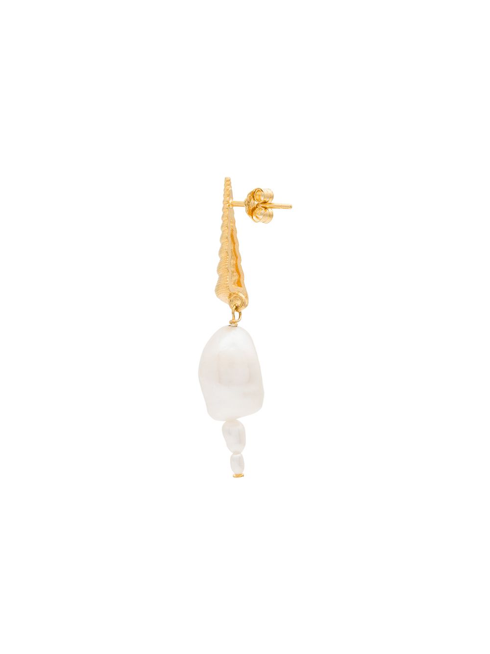 фото Anni lu shell pearl drop earrings