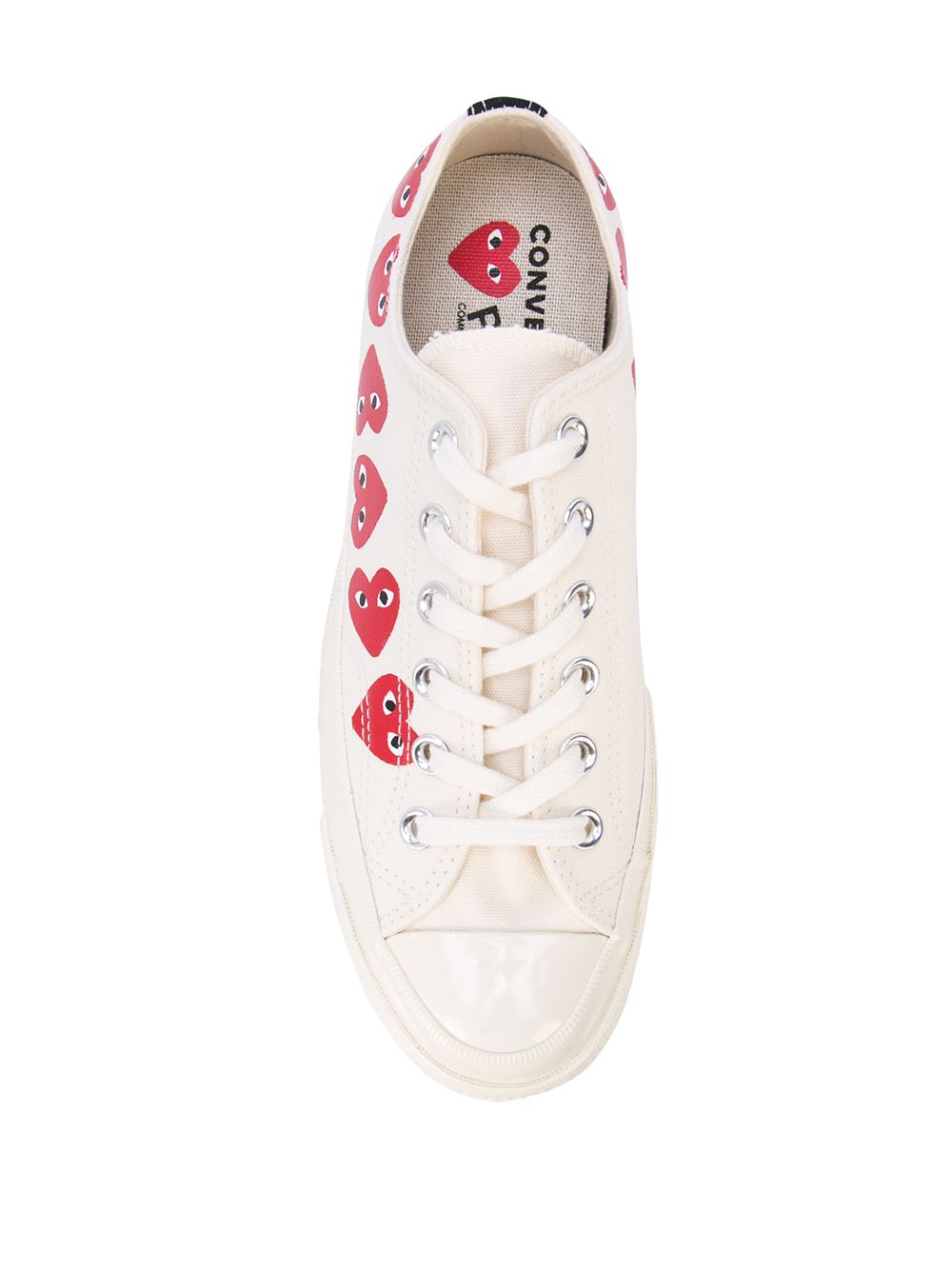 фото Comme des garçons play кеды chuck taylor 70s ox из коллаборации с converse