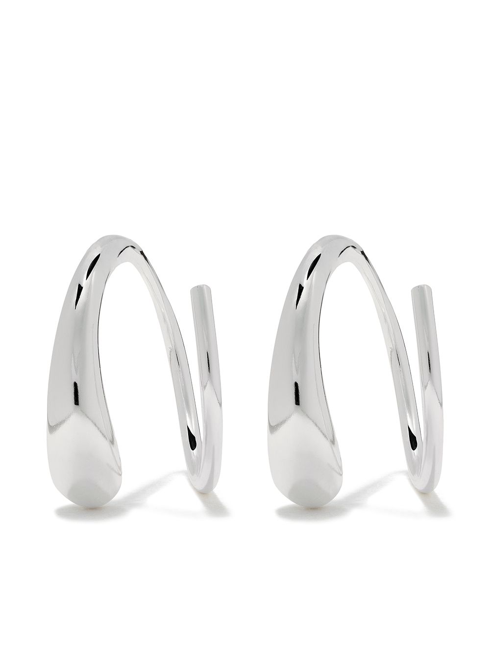 фото Georg jensen серебряные серьги mercy