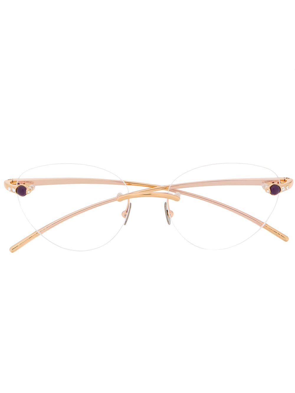 фото Pomellato eyewear очки с линзами формы 'кошачий глаз'