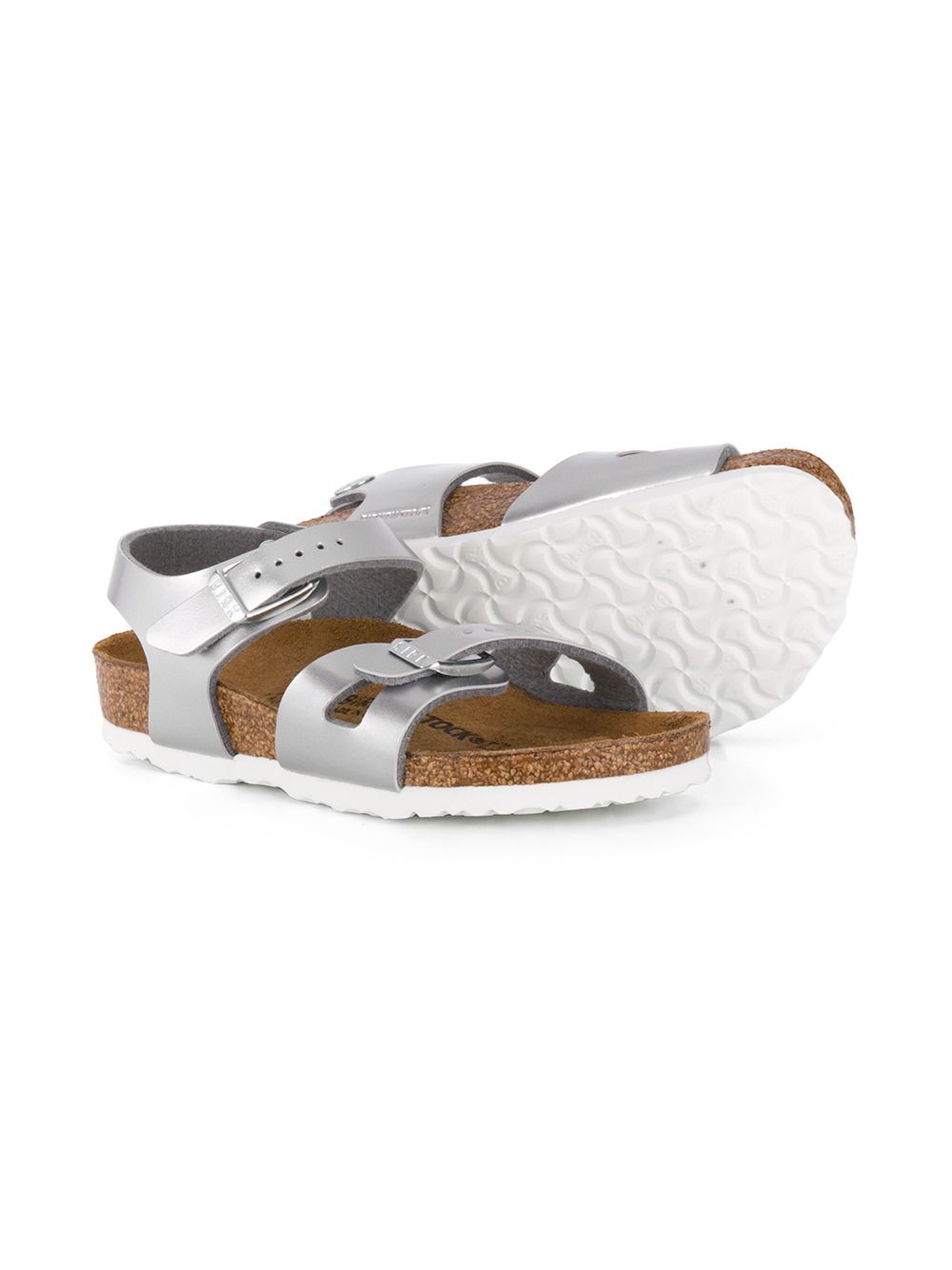 фото Birkenstock kids сандалии с пряжками