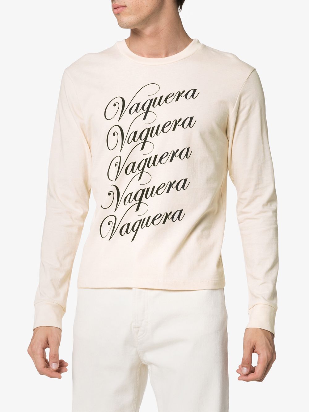 фото Vaquera футболка с длинными рукавами и логотипом