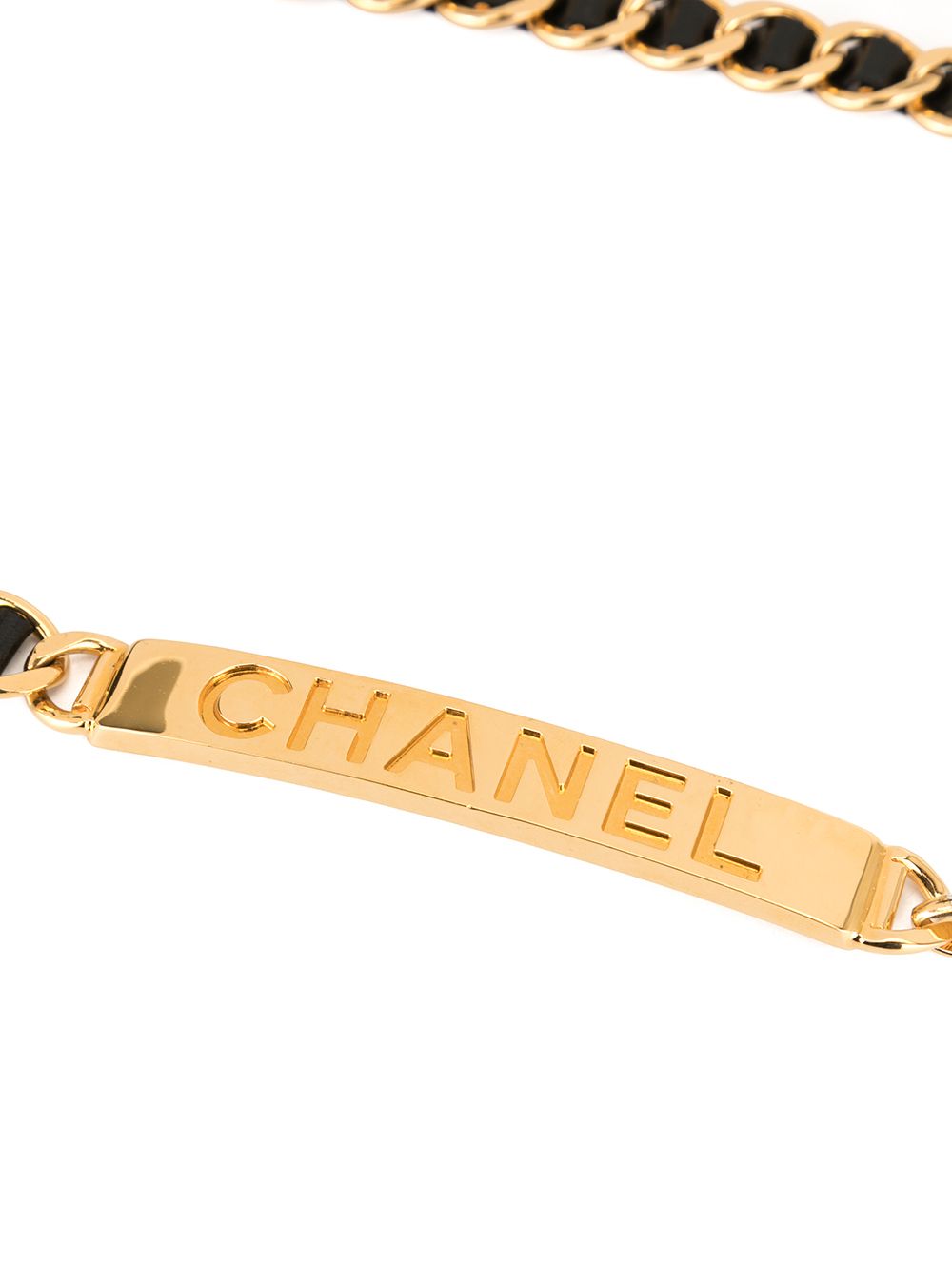 фото Chanel pre-owned ремень с логотипом cc