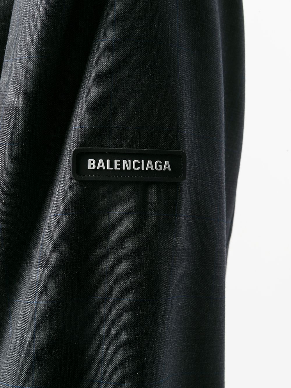 фото Balenciaga двубортный пиджак в клетку