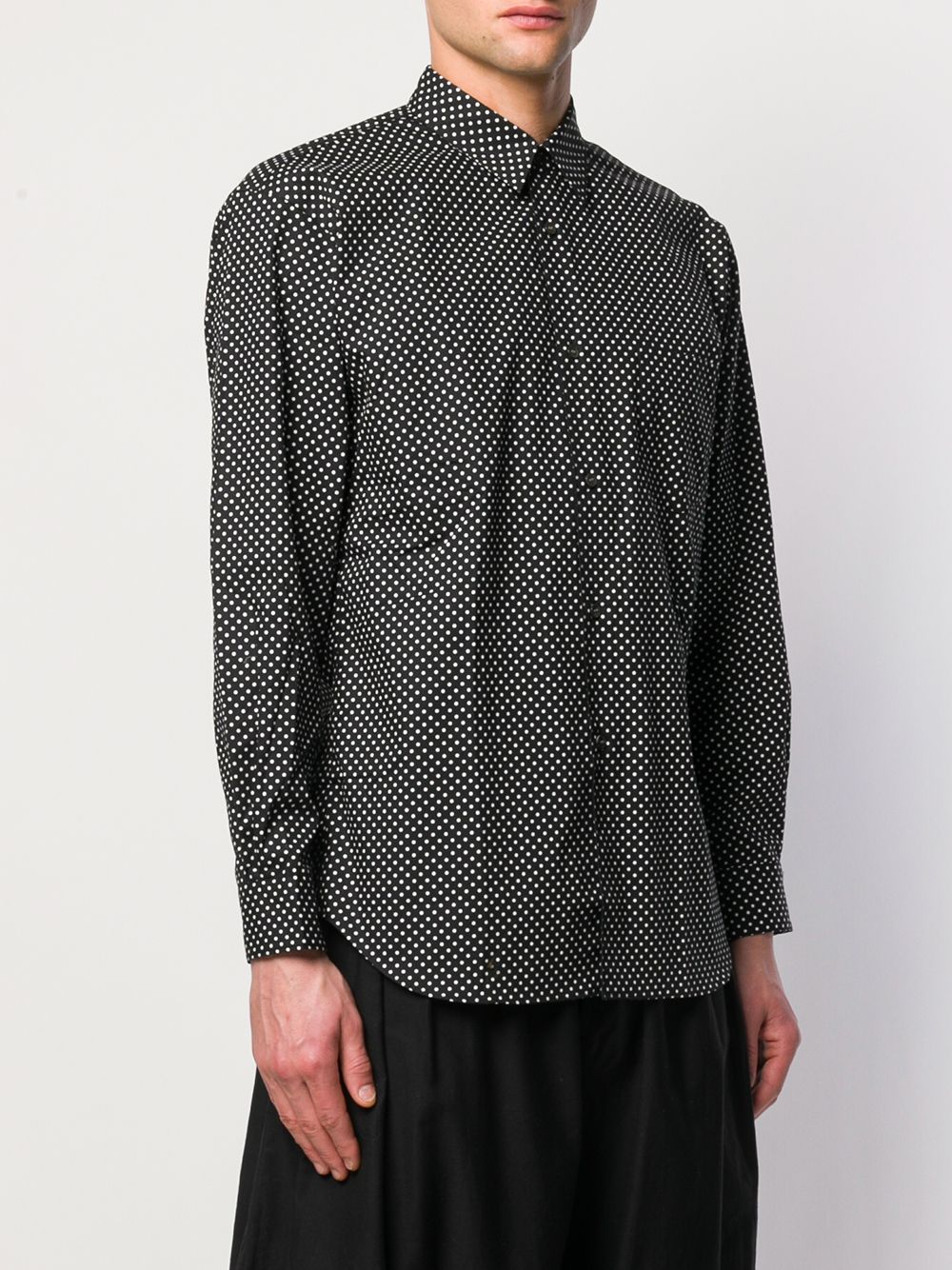 фото Comme des garçons shirt рубашка в горох