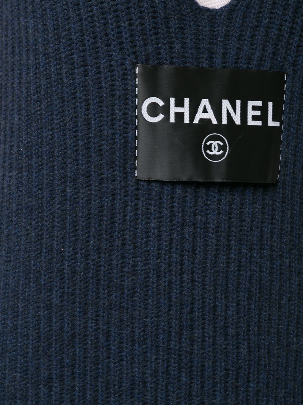 фото Chanel pre-owned платье без рукавов с логотипом сс