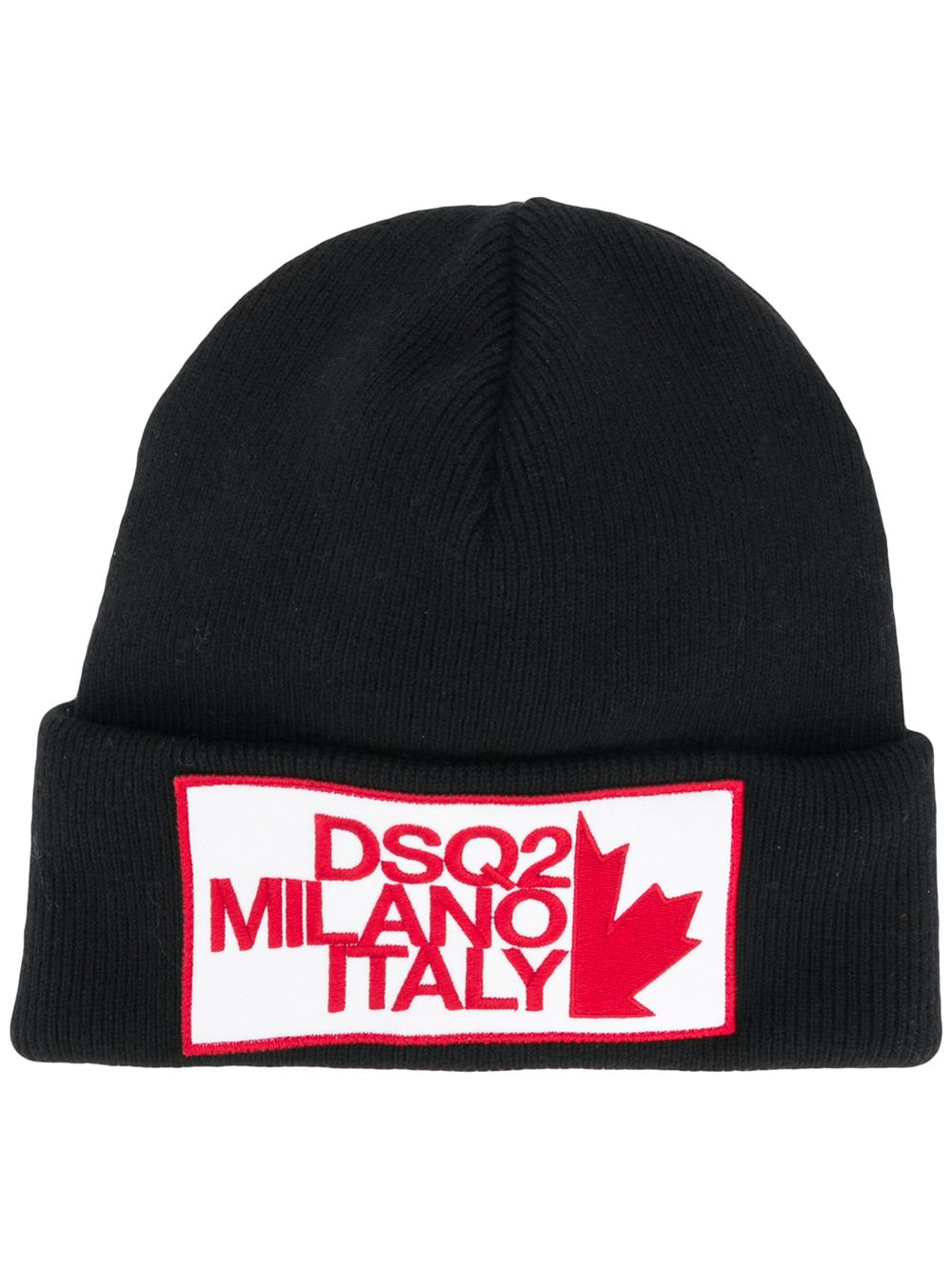фото Dsquared2 шапка бини с нашивкой-логотипом