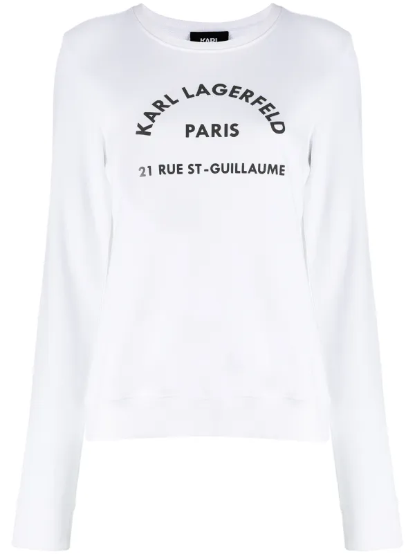 karl lagerfeld logo sweatshirt