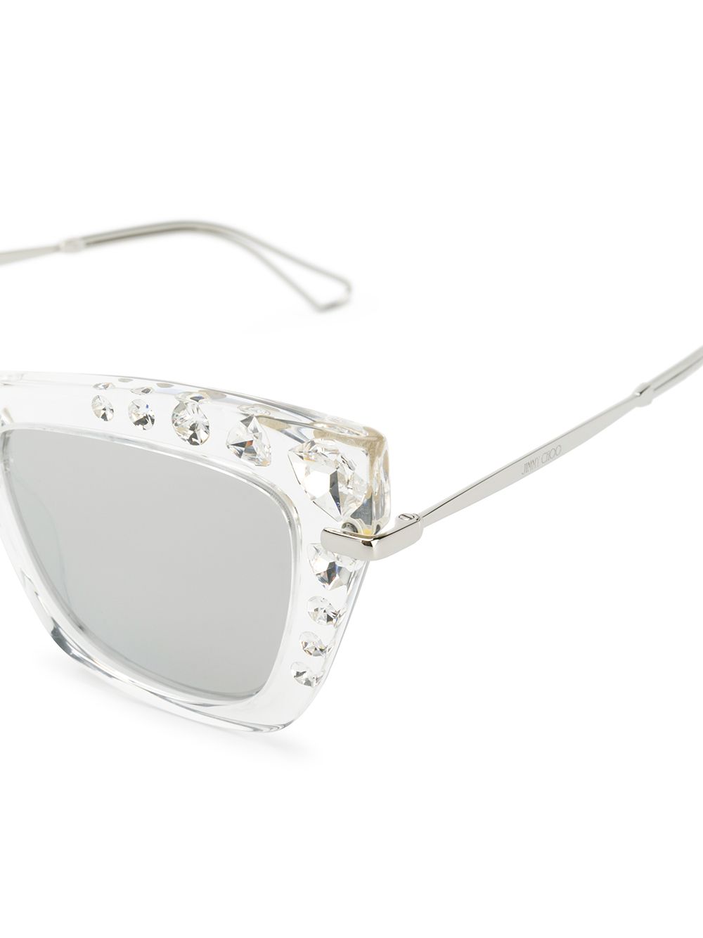 фото Jimmy choo eyewear солнцезащитные очки с кристаллами