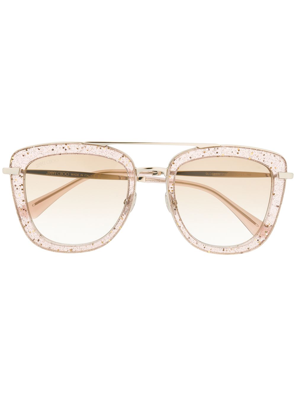 фото Jimmy choo eyewear солнцезащитные очки с блестками