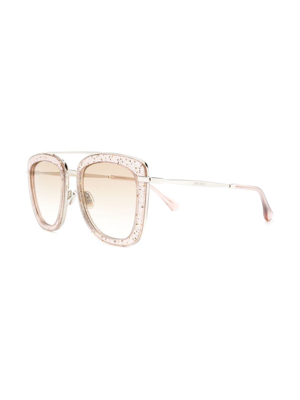 фото Jimmy choo eyewear солнцезащитные очки с блестками