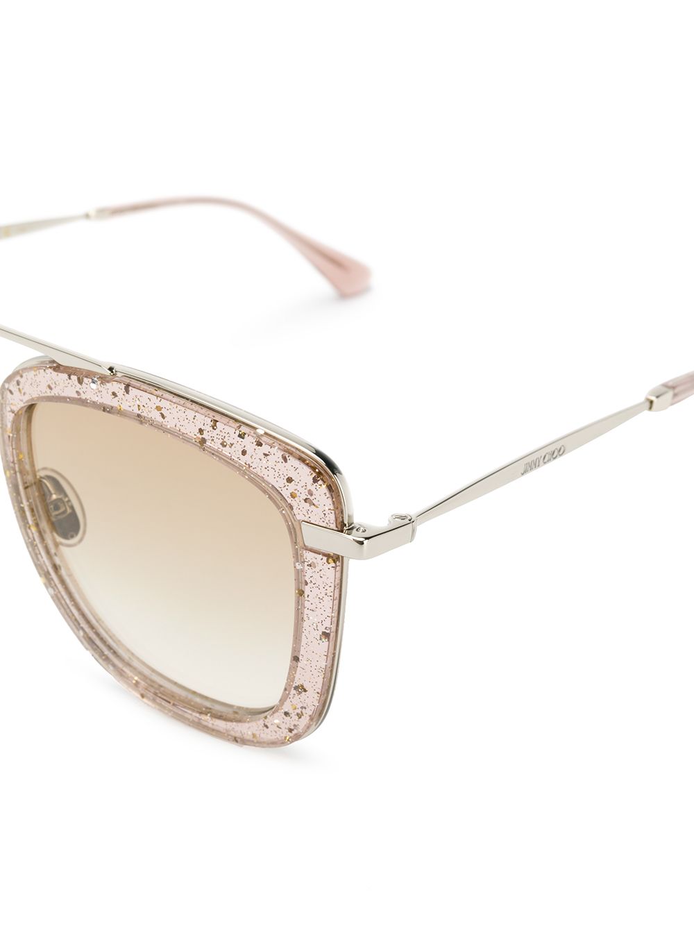 фото Jimmy choo eyewear солнцезащитные очки с блестками