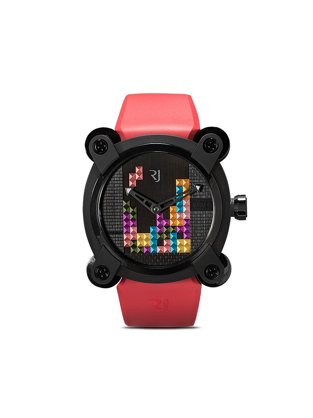 фото Rj watches наручные часы moon invader tetris-dna 46 мм