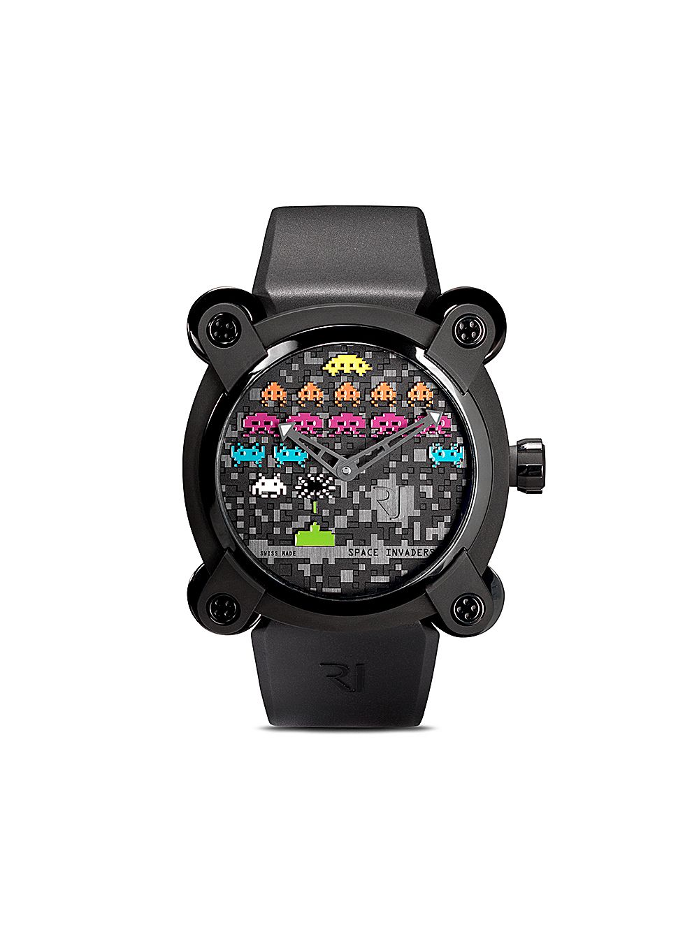 фото Rj watches наручные часы moon invader space invaders pop 46 мм