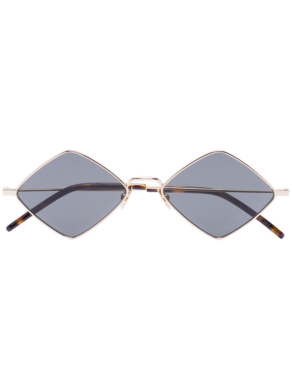 фото Saint laurent eyewear солнцезащитные очки в оправе в форме ромбов