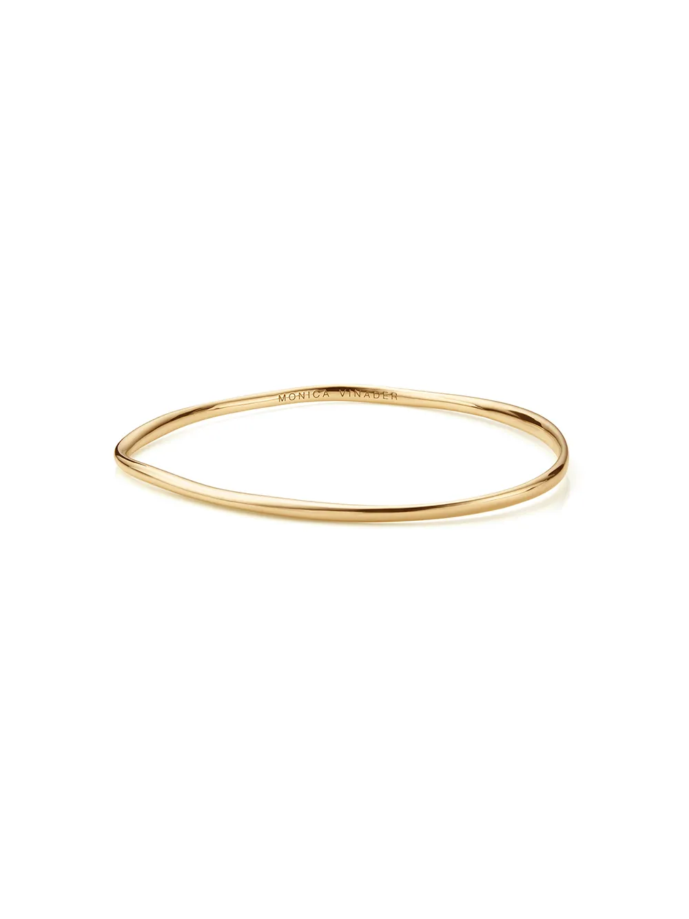 фото Monica vinader gp nura reef gold vermeil bangle