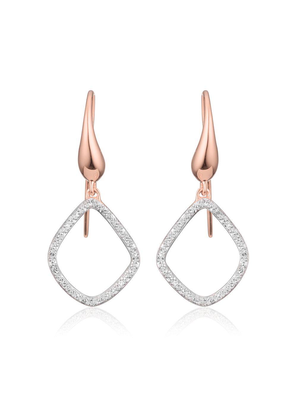 фото Monica vinader rp riva diamond kite earrings